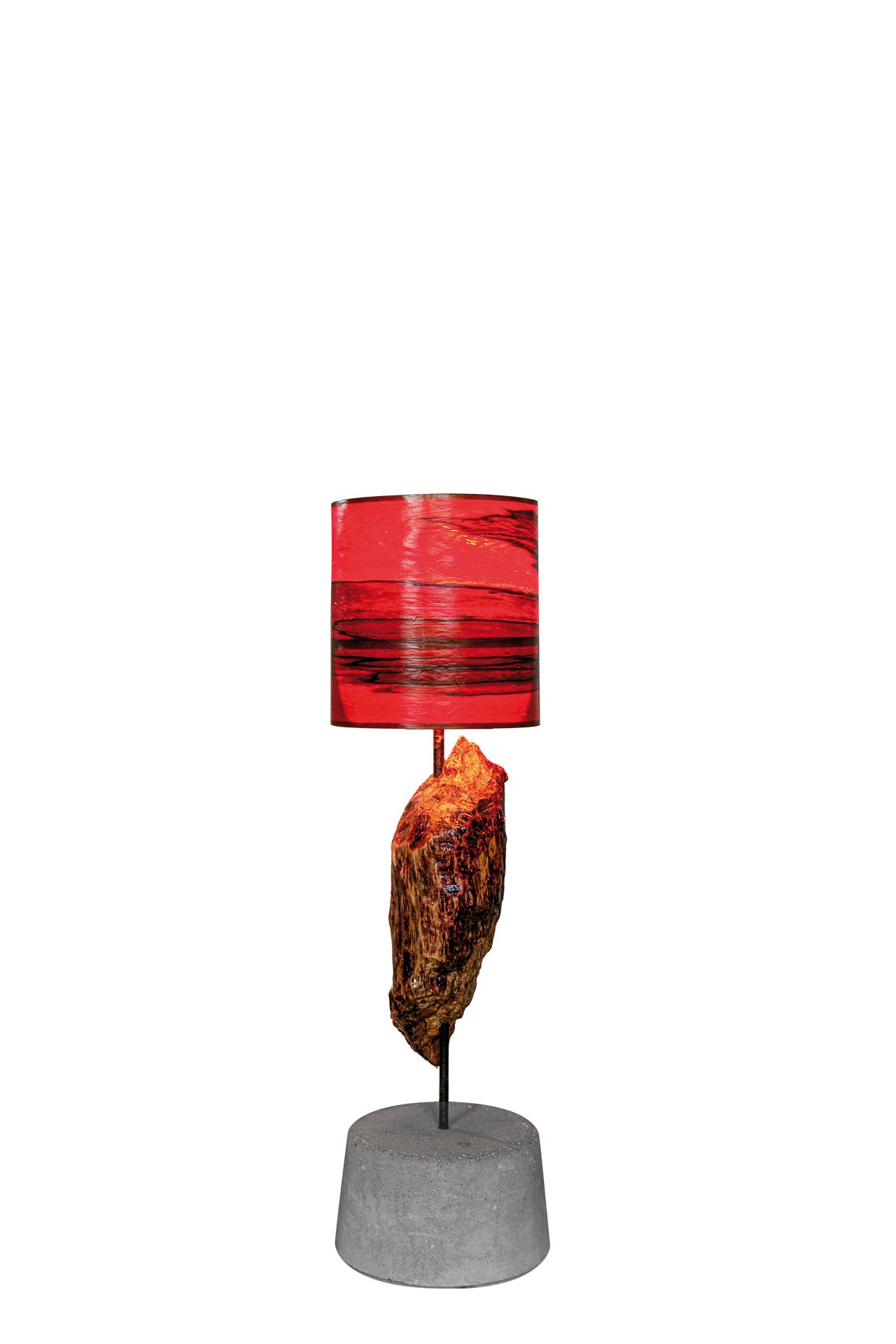 Treibholzlampe Lichtobjekt-06