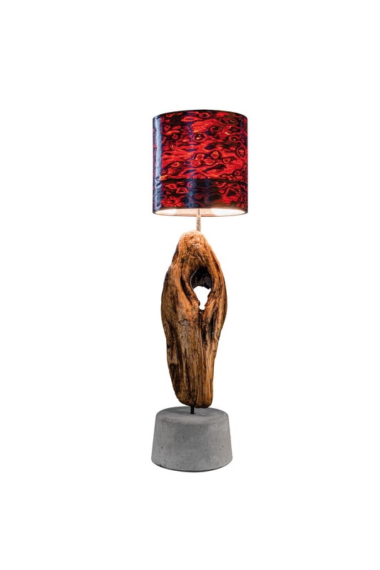 Treibholzlampe Lichtobjekt-10