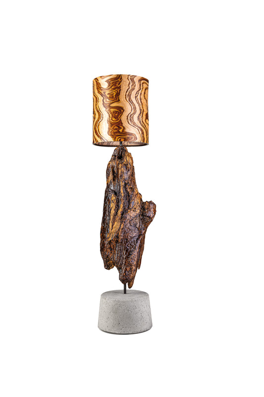 Treibholzlampe Lichtobjekt-11